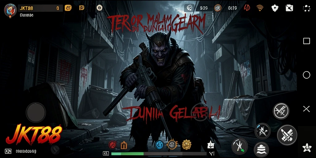 Tampilan gameplay JKT88 yang menegangkan dan menyeramkan.