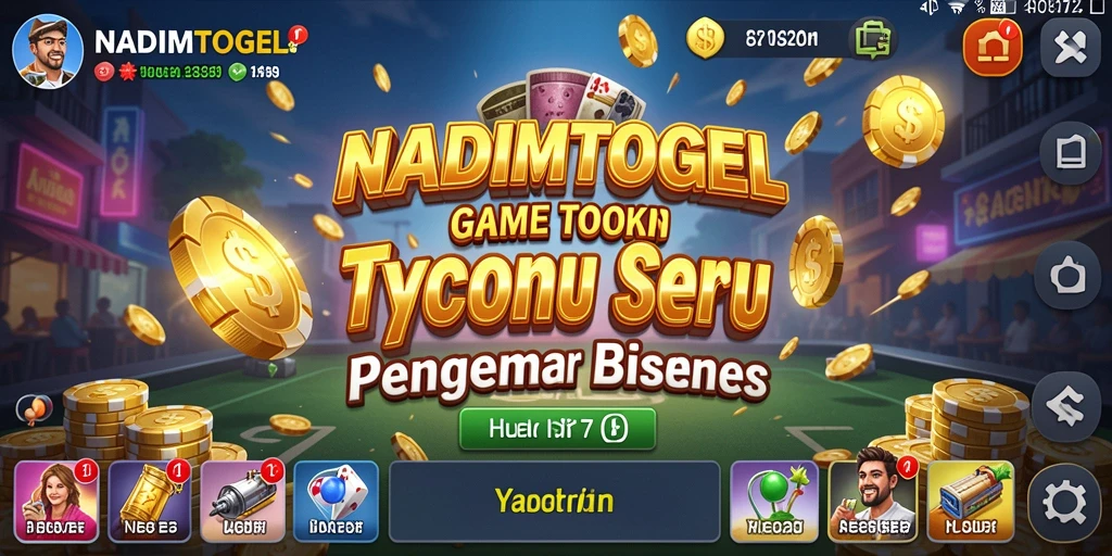 Tampilan menarik dari gameplay NADIMTOGEL yang menggambarkan keseruan Tycoon.